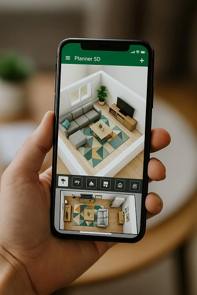 Planner 5D app para diseño de interiores y planos en 3D